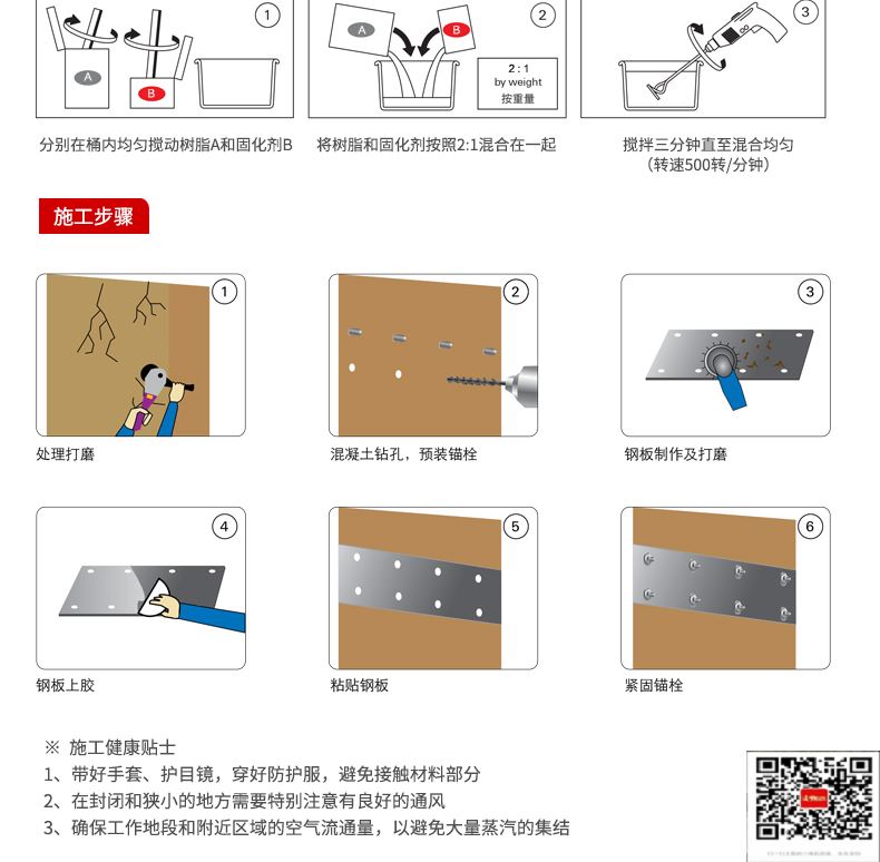 包钢尉氏粘钢加固施工过程